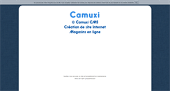 Desktop Screenshot of camuxi.com